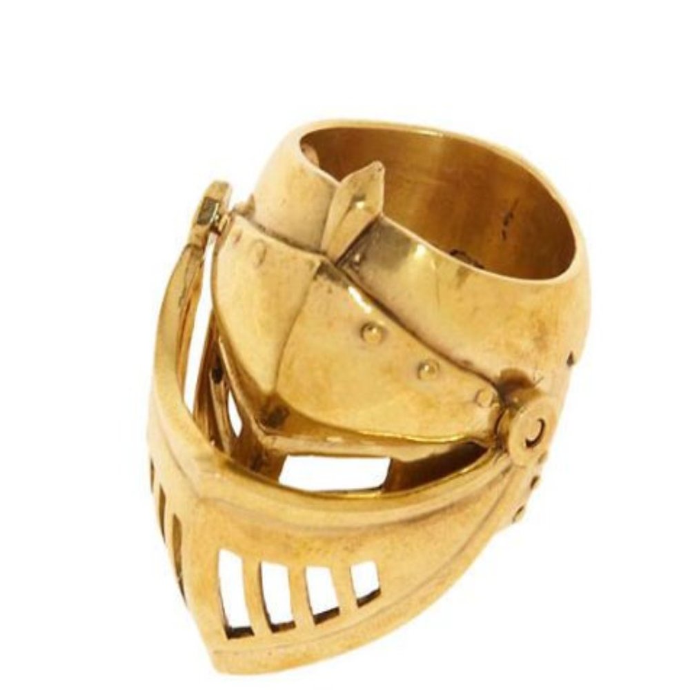 Brass Knight Ring